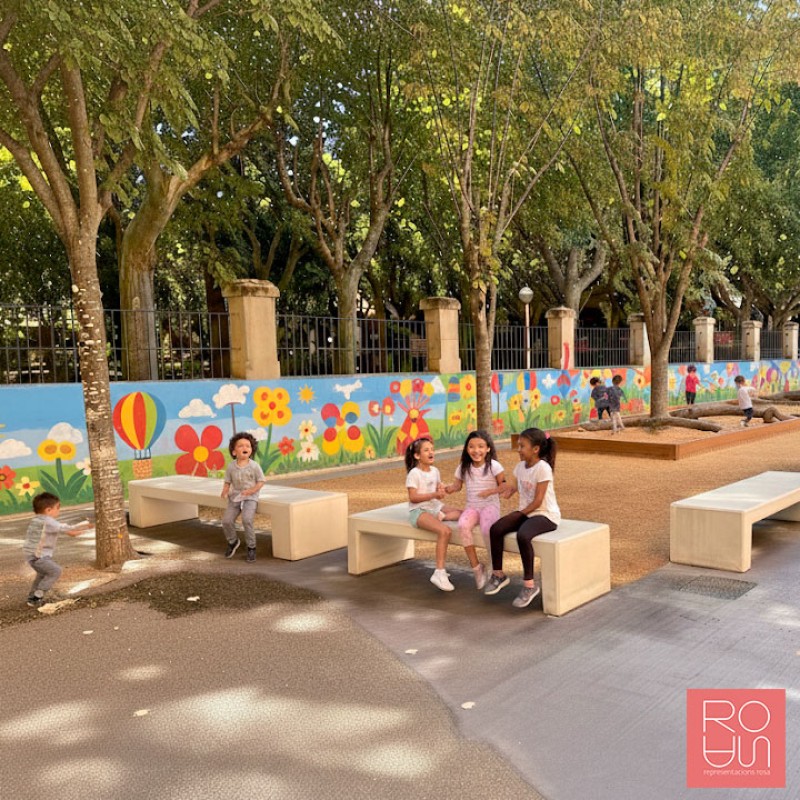 Banc de Formigó en Forma de "U"